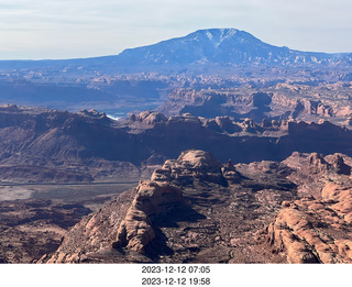 70 a20. aerial - Nokai Dome airstrip area - Navajo Mountain