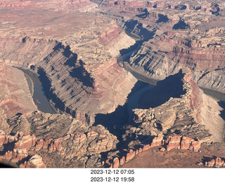 185 a20. aerial - Utah back-country - Canyonlands confluence