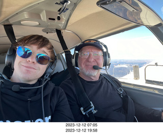 Tyler and Adam flying N8377W