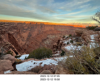 259 a20. Utah - Dead Horse Point - sunset