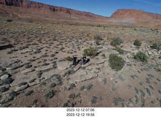 295 a20. Drone photo - Wee Hope Mine area + Adam + Tyler