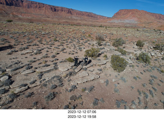 314 a20. Drone photo - Wee Hope Mine area + Adam + Tyler