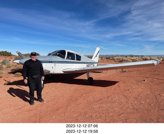 322 a20. Nokai Dome airstrip + N8377W + Adam