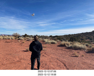 336 a20. Nokai Dome airstrip + Tyler + drone