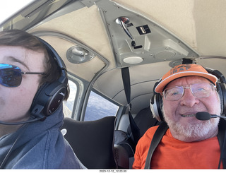 98 a20. Tyler and Adam flying N8377W