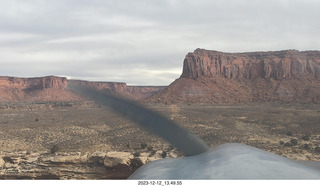 166 a20. aerial - Happy Canyon airstrip landing