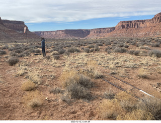 Happy Canyon airstrip - windsock + Tyler