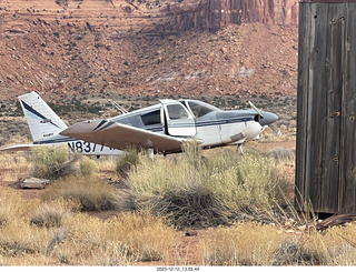 210 a20. Happy Canyon airstrip -  N8377W