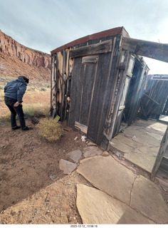 229 a20. Happy Canyon airstrip -  old buildings and stuff + Tyler