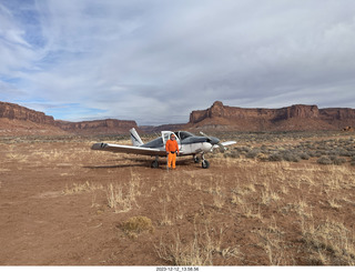 237 a20. Happy Canyon airstrip -  Adam + N8377W