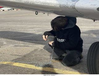 265 a20. Canyonlands Airport (CNY) - Tyler figuring out the non-working chain