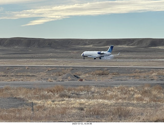 270 a20. Canyonlands Airport (CNY) - airliner landing