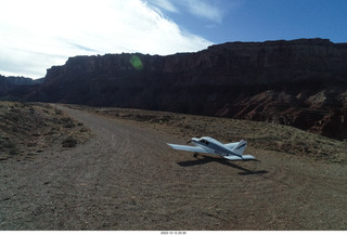 320 a20. Tyler drone photo - Hidden Splendor airstrip + N8377W