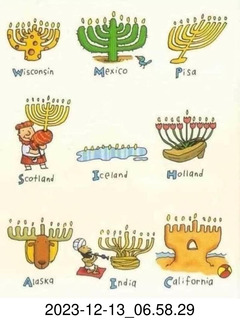 1 a20. Facebook - Hanukkah menorot