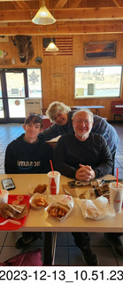 Hanksville, Utah - Tyler, Susan, and Adam lunch