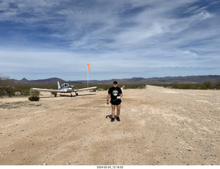 4 a22. Alamo Lake airstrip - Adam