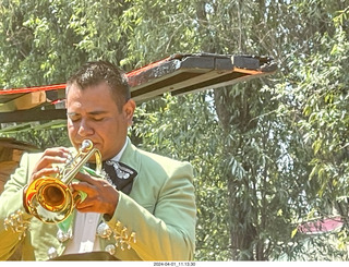 33 a24. Mexico City - Xochimilco Boat Trip - musician