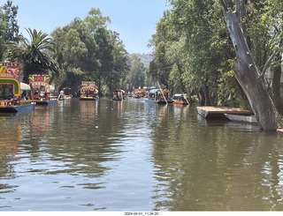 45 a24. Mexico City - Xochimilco Boat Trip