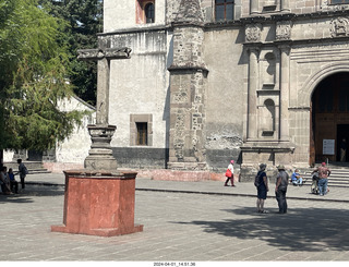 63 a24. Mexico City - Coyoacan - church