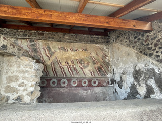 Teotihuacan - Temple of the Sun - janguar painting