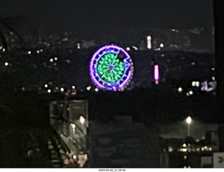 196 a24. Mexico City at night - cool ferris wheel in the distance