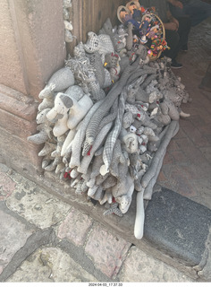 105 a24. San Miguel de Allende  - pile of dead toy animals