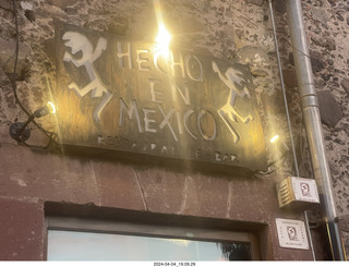 98 a24. San Miguel de Allende - Hecho en Mexico restaurant