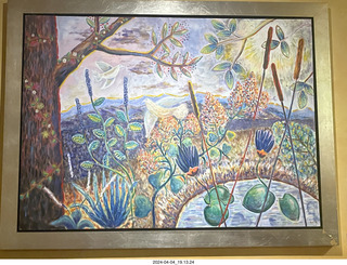 101 a24. San Miguel de Allende - Hecho en Mexico restaurant - painting