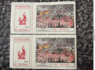 81 a24. Guanajuato - lift tickets
