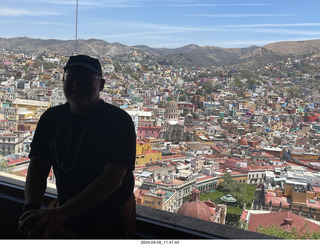 96 a24. Guanajuato - city view + Adam