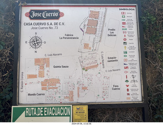 town of Tequila tour  - how they make tequila map