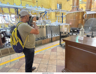 129 a24. town of Tequila tour  - how they make tequila - taking a picture