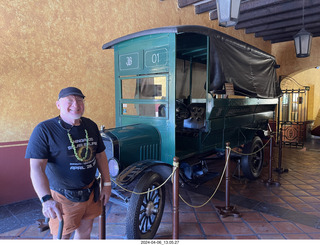 154 a24. town of Tequila tour - Adam + old car