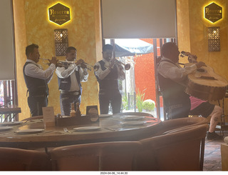 168 a24. town of Tequila - lunch musicians