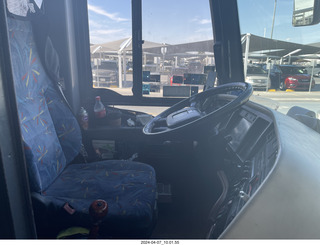 6 a24. Monterrey - bus with stick shift