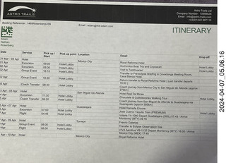 27 a24. my itinerary (again)