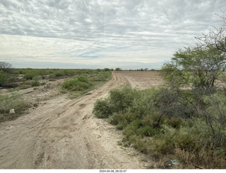 17 a24. Torreon - drive to eclipse site with cloudy skies