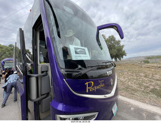 Torreon - drive to eclipse site with cloudy skies