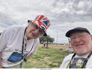 49 a24. Torreon eclipse day - Simon Maxfield and Adam