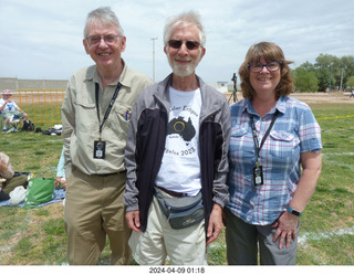 6 a24. eclipse day - Andrew White, Howard Simkover, Suzanne Walton