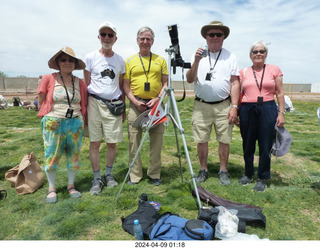 29 a24. eclipse day - Louise Klein, Howard Simkover, Ken Fisher, Michael Zuker, Barbara Boness