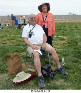 40 a24. eclipse day - Michael Zuker, Barbara Boness