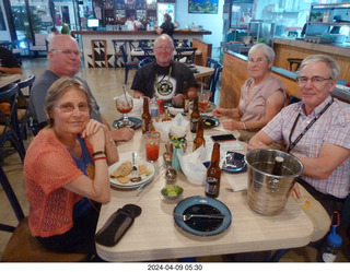 62 a24. dinner - Louise Klein, Michael Zuker, Adam, Barbara Boness, Ken Fisher