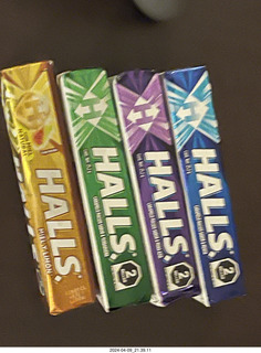 113 a24. Halls cough drops