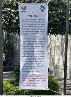 211 a24. Mexico City - Museum of Anthropology outside