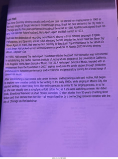 7 a2a. Scottsdale Arts - Herb Alpert and Lani Hall program