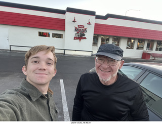 9 a2c. Utah - Moab Diner - Tyler and Adam