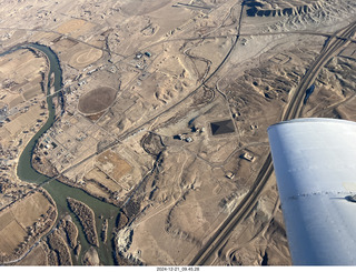 5 a2c. aerial - Utah - Thompson - uranium storage