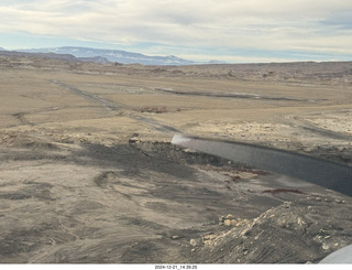 76 a2c. aerial - Utah - Factory Butte airstrip