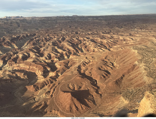 85 a2c. aerial - Utah - San Rafael Reef